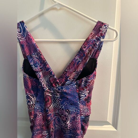 NWT Swimsuit For All Twist Front Maillot One Piece Women Size 10 - Picture 8 of 14